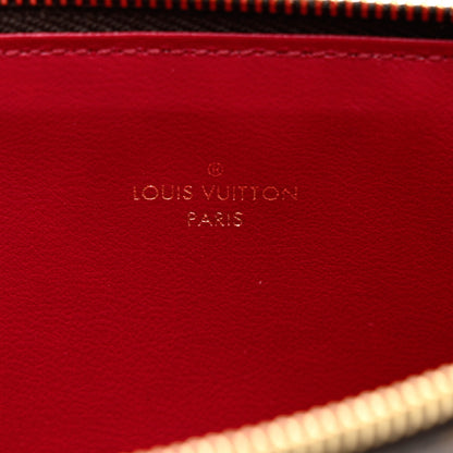 Louis Vuitton Monogram Felicie Chain Wallet Zippered Insert Fuchsia 6 of 6