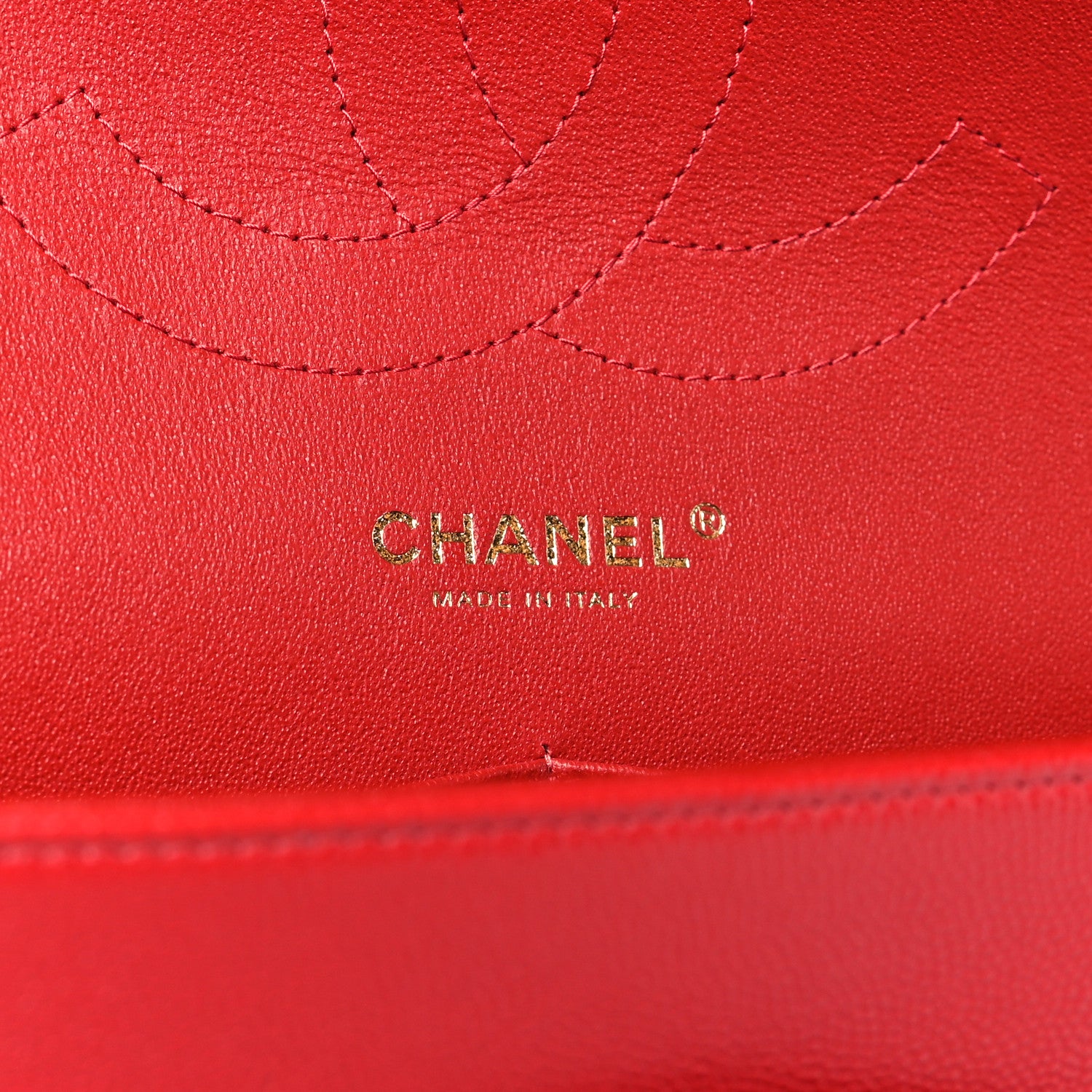 Chanel Caviar Quilted Jumbo Double Flap Red 6 of 11