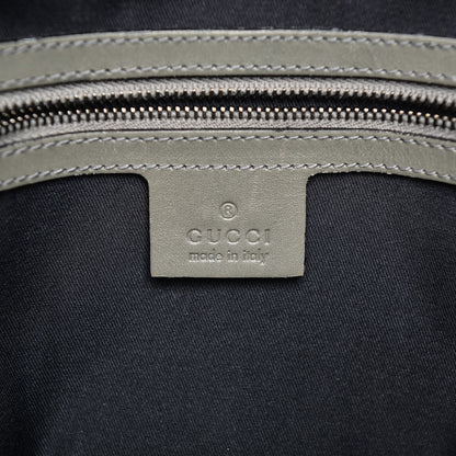 Gucci Patent Horsebit Embossed Large Treasure Boston Tote Green 6 of 7