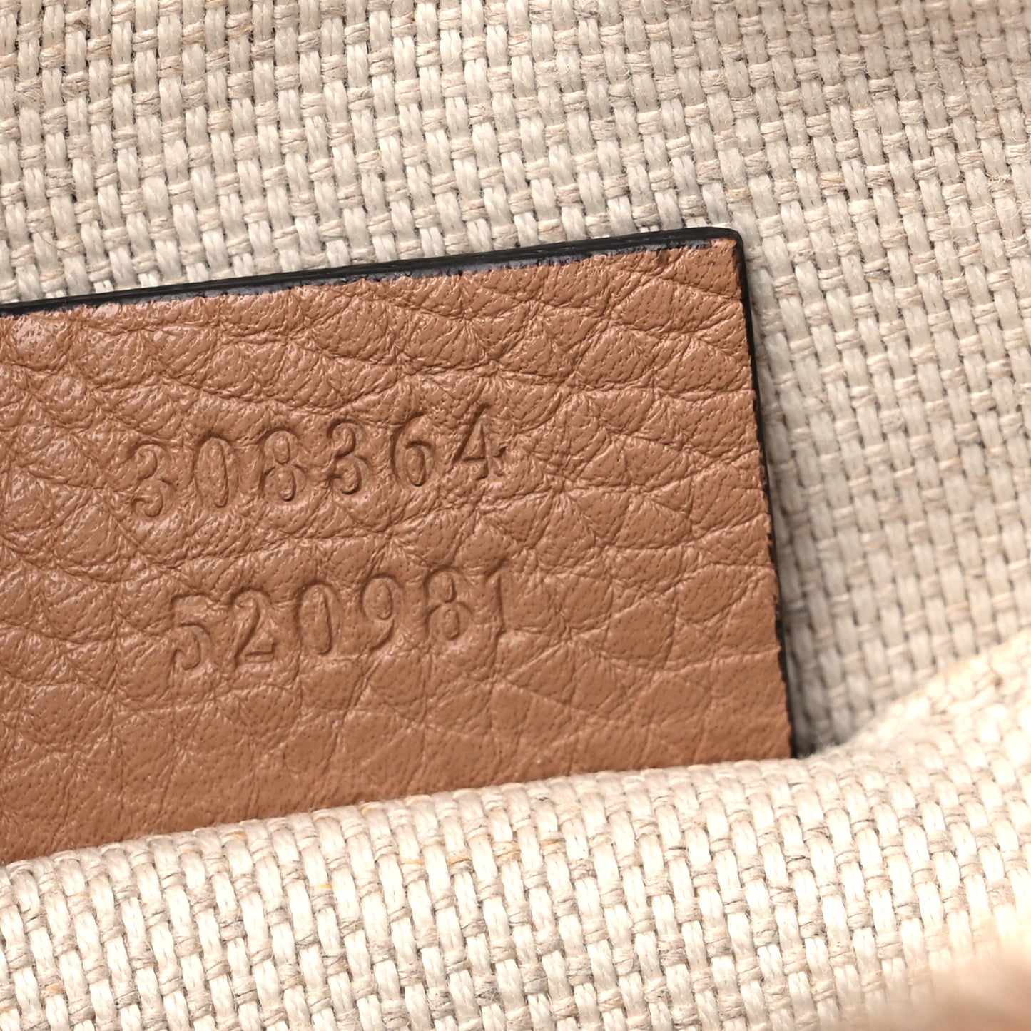 Pebbled Calfskin Small Soho Disco Bag Camelia