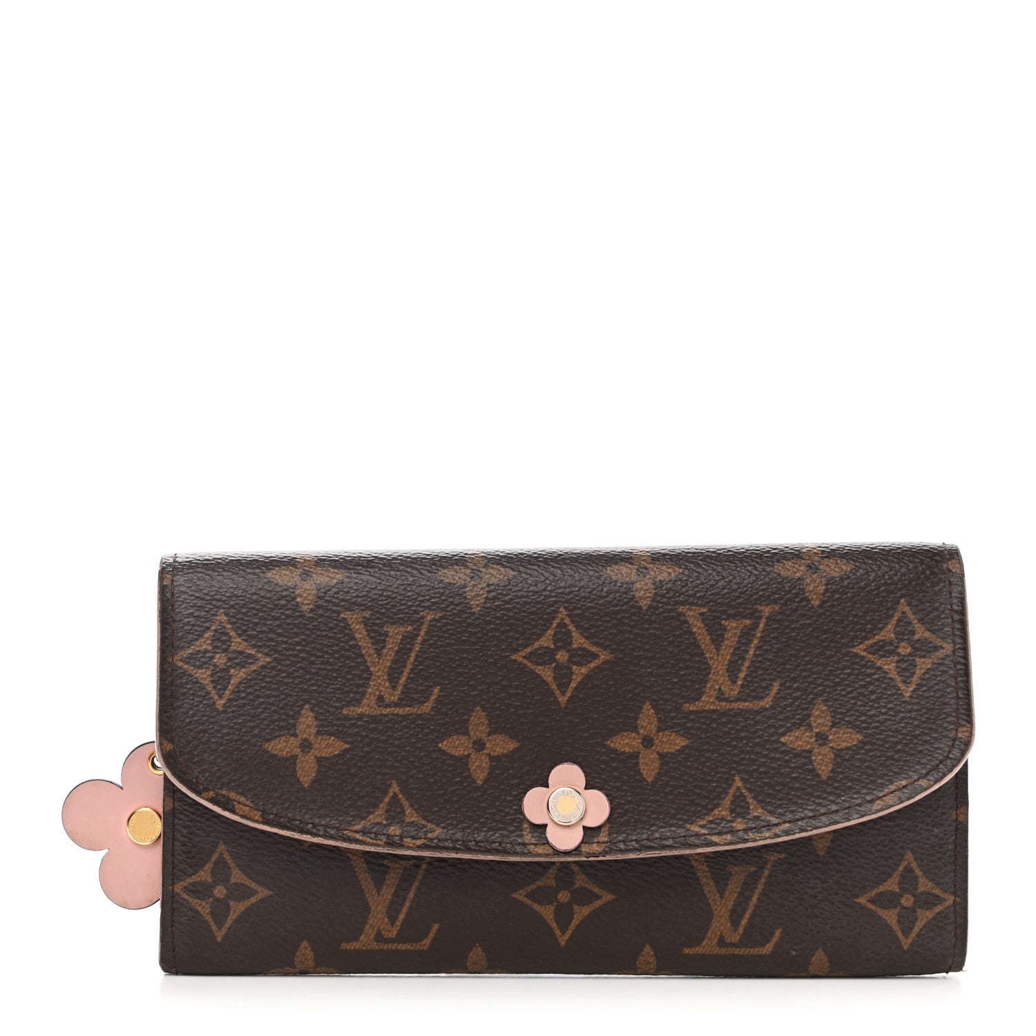 Louis Vuitton Monogram Bloom Flower Emilie Wallet 1 of 12