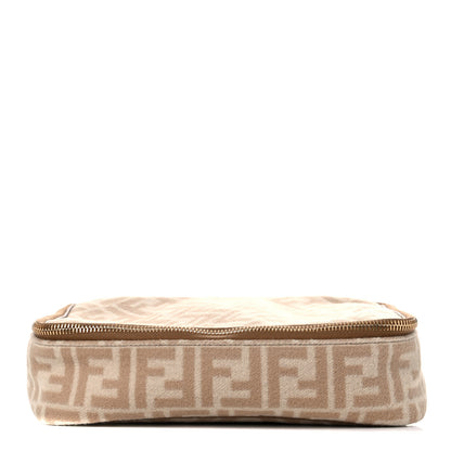 Fendi Wool FF 1974 Organizer Beige Cammello Sand 1 of 11