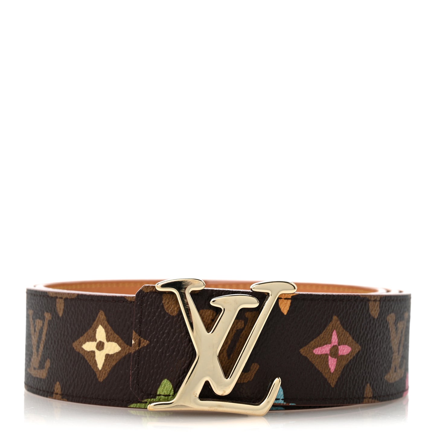 Monogram Craggy 40mm LV Tag Reversible Belt 100 40 Chocolate