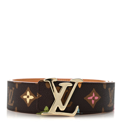 Louis Vuitton Monogram Craggy 40mm LV Tag Reversible Belt 100 40 Chocolate 1 of 10