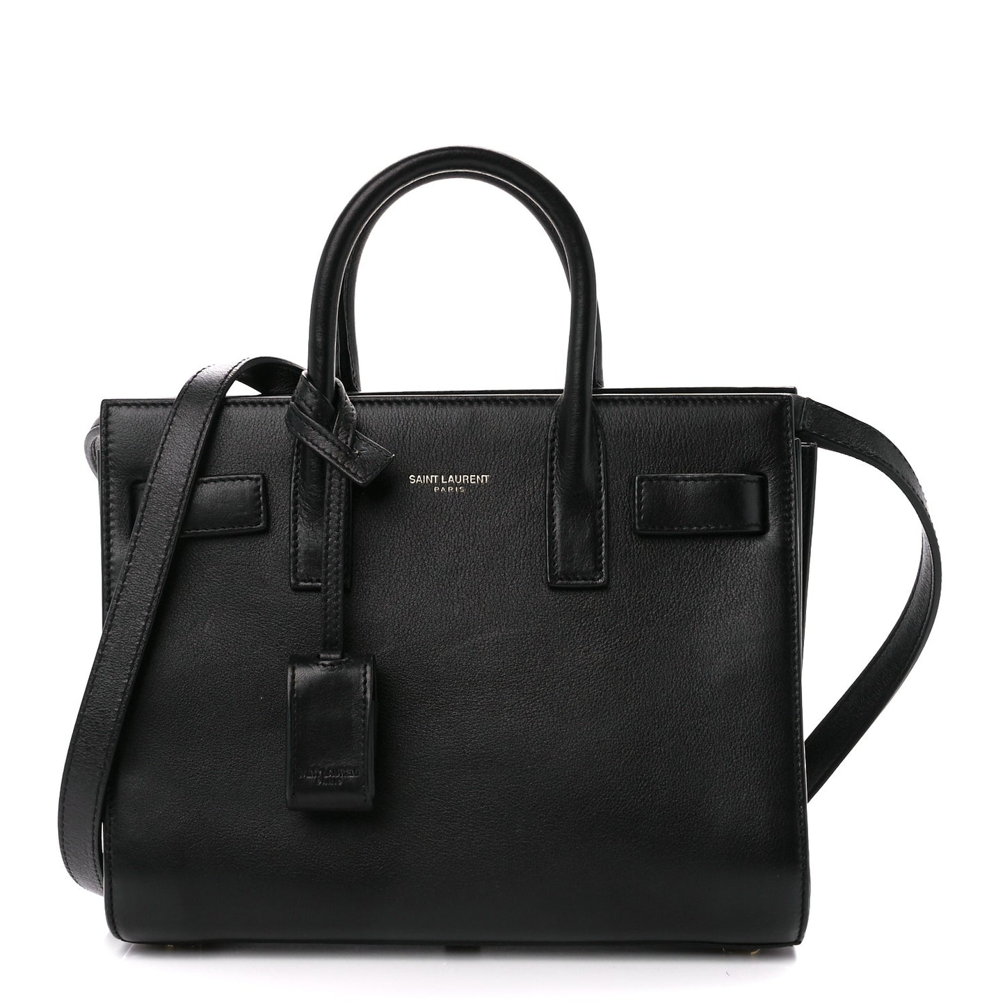 Calfskin Nano Sac De Jour Black