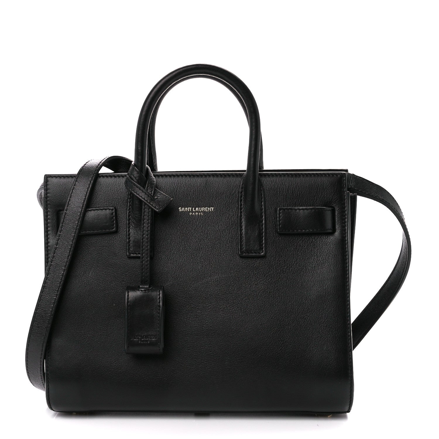 Saint Laurent Calfskin Nano Sac De Jour Black 1 of 11
