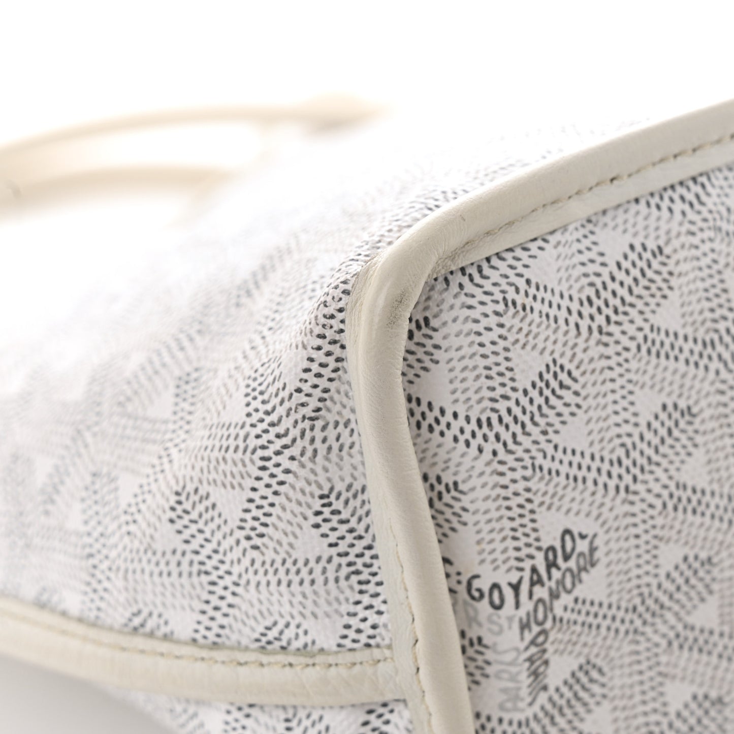 Goyardine Reversible Mini Anjou White