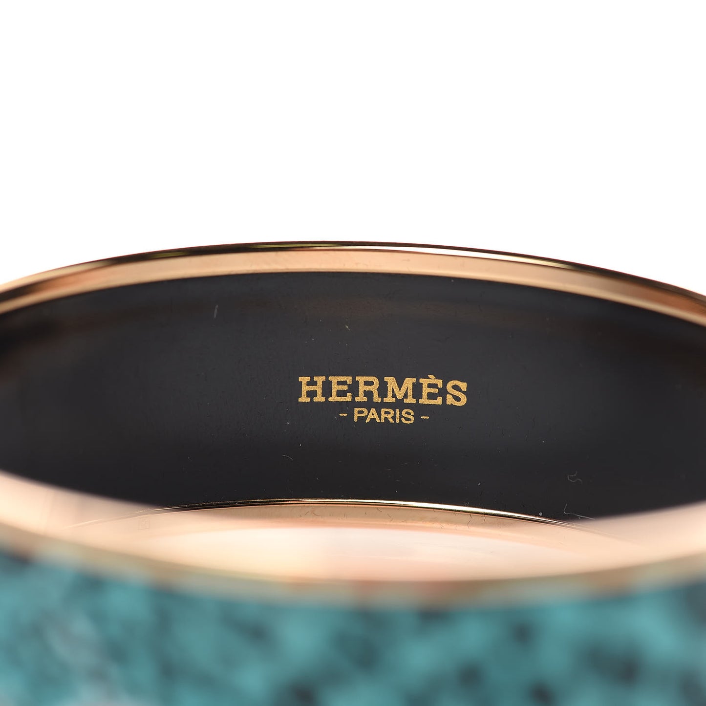 Enamel Printed Wide Jungle of Eden Wide Bracelet 65 Rose Couture
