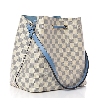 Louis Vuitton Damier Azur Neonoe MM Bleuet 3 of 9