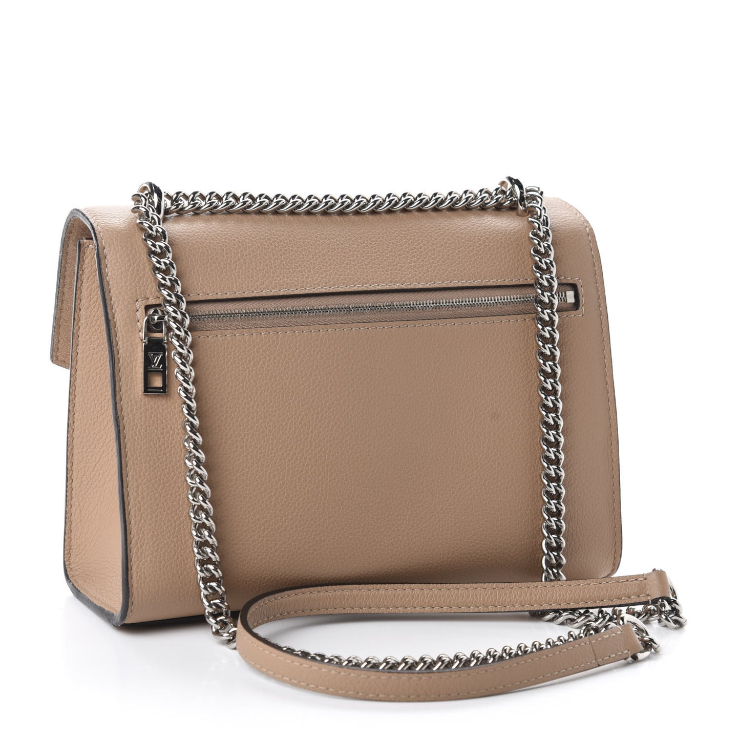 Soft Calfskin Mylockme Chain Bag BB Papyrus Creme