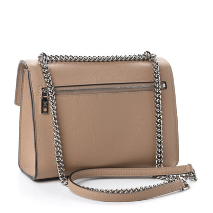 Louis Vuitton Soft Calfskin Mylockme Chain Bag BB Papyrus Creme 3 of 11
