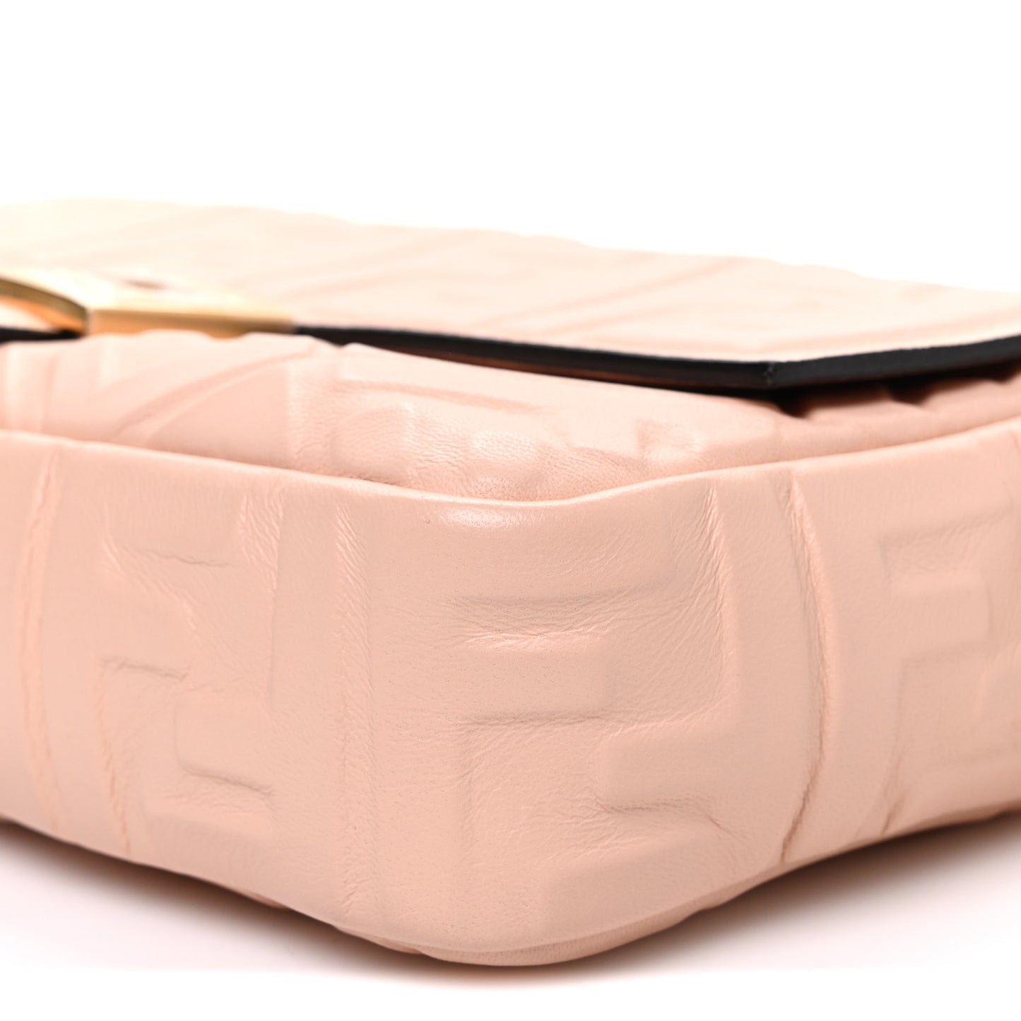 Nappa FF 1974 Embossed Baguette Baby Pink