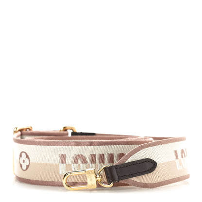 Louis Vuitton Jacquard Speedy Bandouliere 20 Shoulder Strap Beige Brown 1 of 3