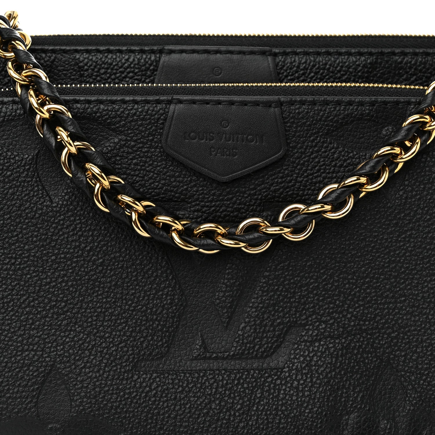 Louis Vuitton Empreinte Monogram Giant Multi Pochette Accessories Black 8 of 10