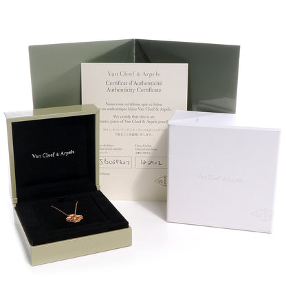 Van Cleef & Arpels 18K Rose Gold Vintage Alhambra Pendant Necklace 6 of 6