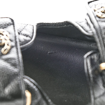 Chanel Grained Calfskin Velcro Dad Sandals 38 Black 9 of 9