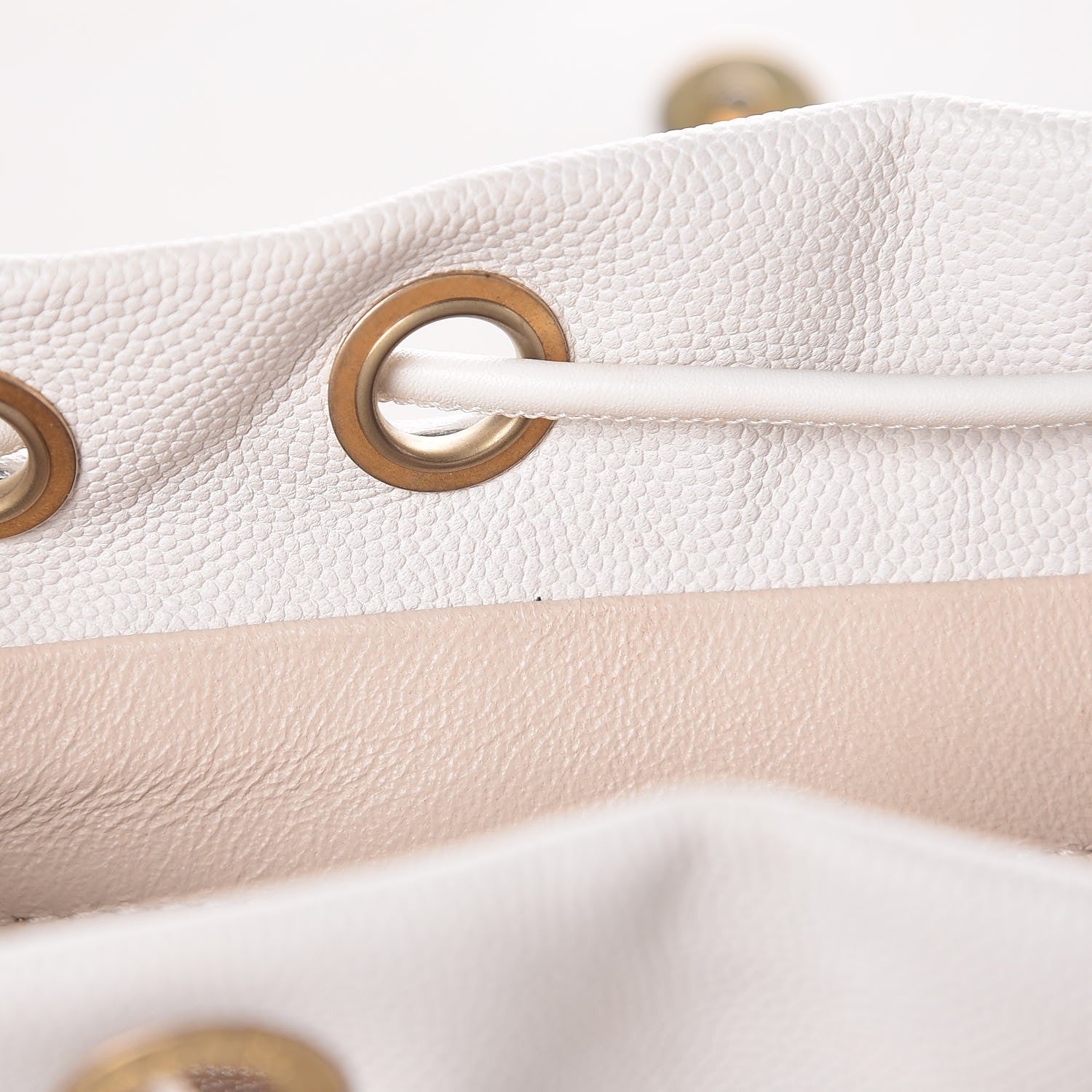 Chanel Caviar Quilted Filigree Backpack White 8 of 10