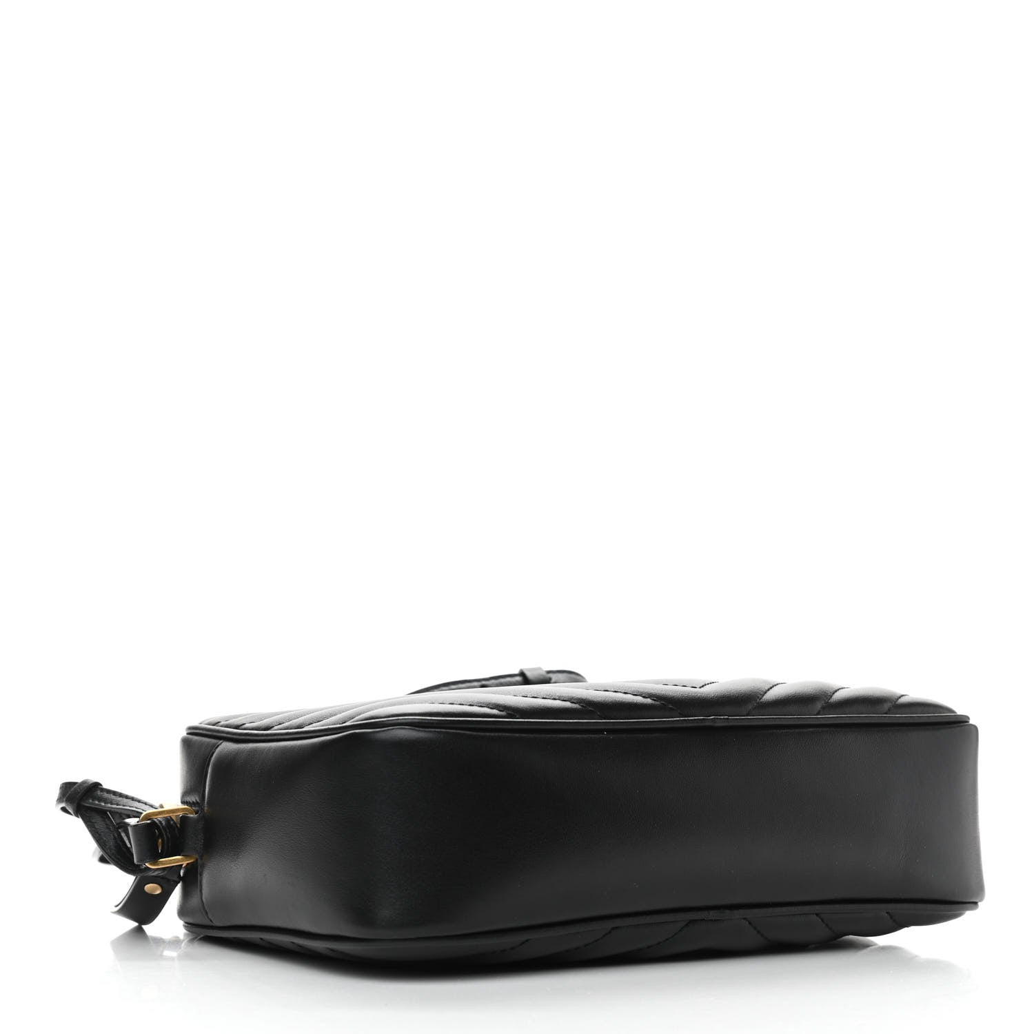 Saint Laurent Calfskin Matelasse Monogram Lou Camera Bag Black 4 of 11