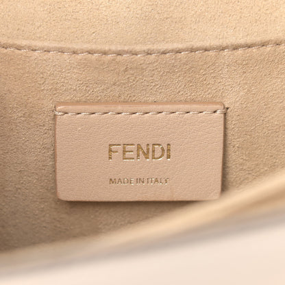 Fendi Vitello Baltico Scalloped Studded Kan I Shoulder Bag Camelia 6 of 19