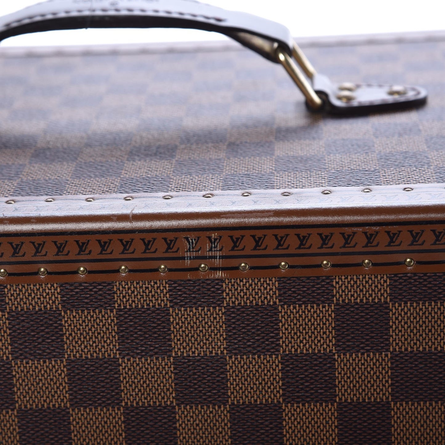 Damier Ebene Boite Bouteilles et Glace Beauty Train Case