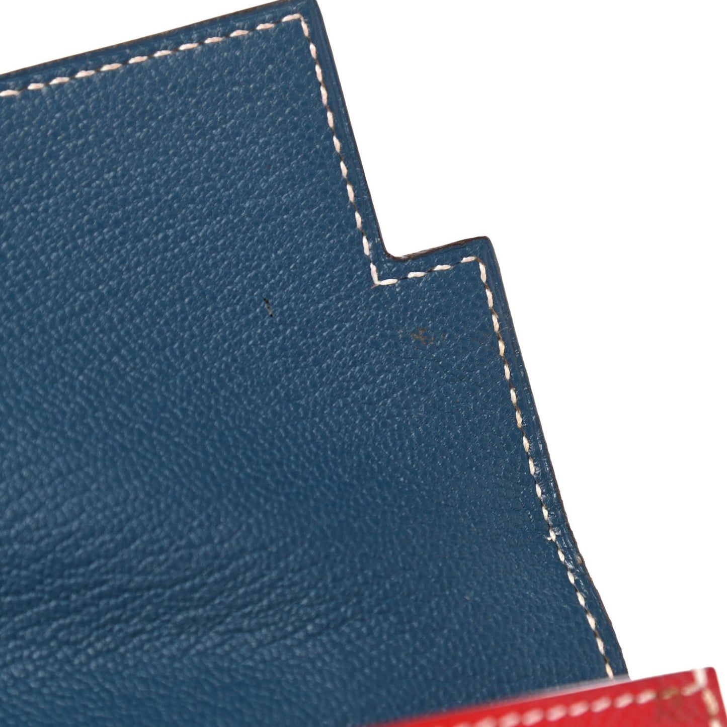 Epsom Verso Kelly Longue Wallet Rouge Casaque Bleu Thalassa