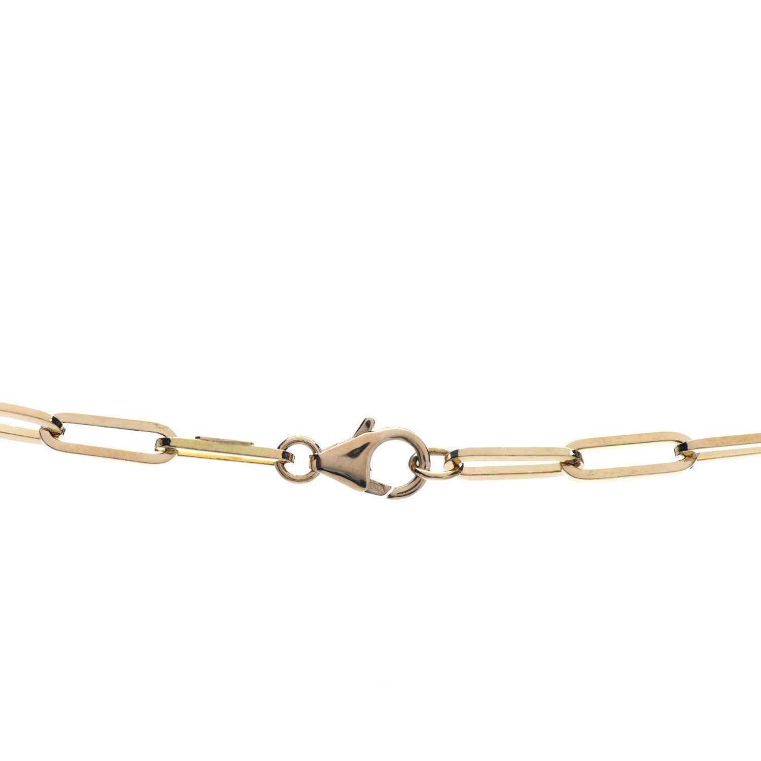 Foundrae 18K Yellow Gold Diamond Large Blossoms Medallion Classic Fob Chain Necklace 4 of 5