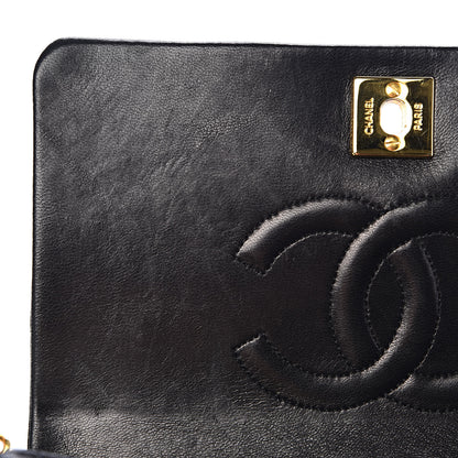 Chanel Lambskin Quilted Small Single Flap Bag Black 9 of 14