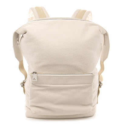 Bottega Veneta Canvas Calfskin Backpack Natural 1 of 14