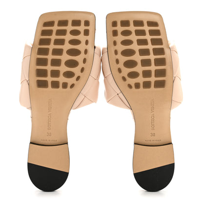 Bottega Veneta Nappa Maxi Intrecciato Lido Flat Sandals 38 Bandage 6 of 10
