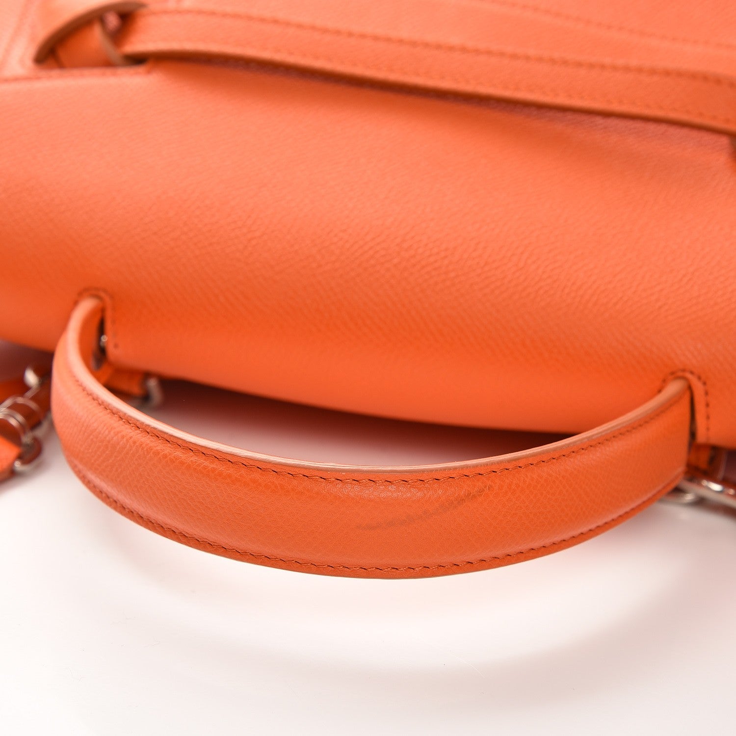 Celine Baby Grained Calfskin Micro Belt Bag Orange 8 of 9