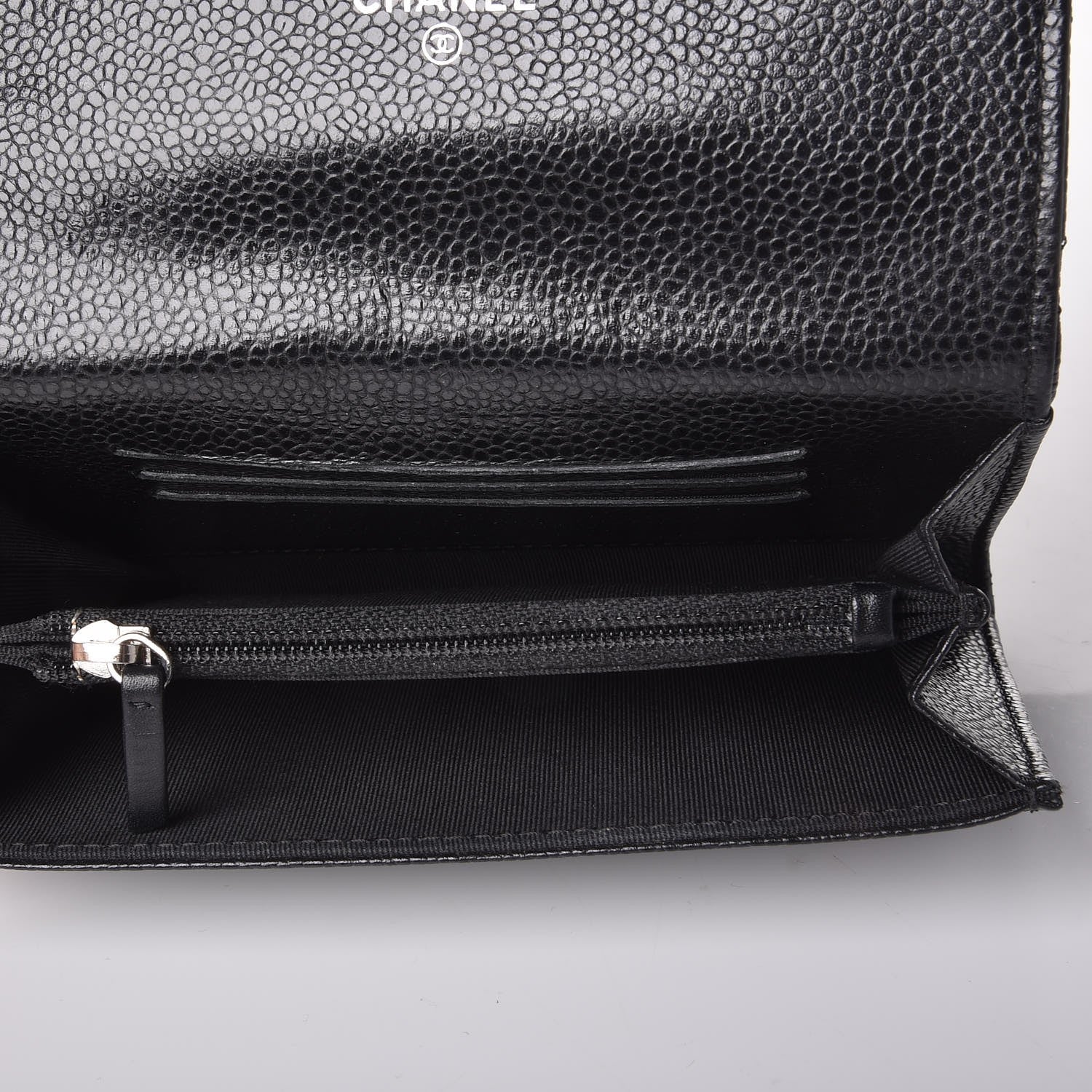 Chanel Caviar Quilted Small Flap Wallet Black 5 of 13