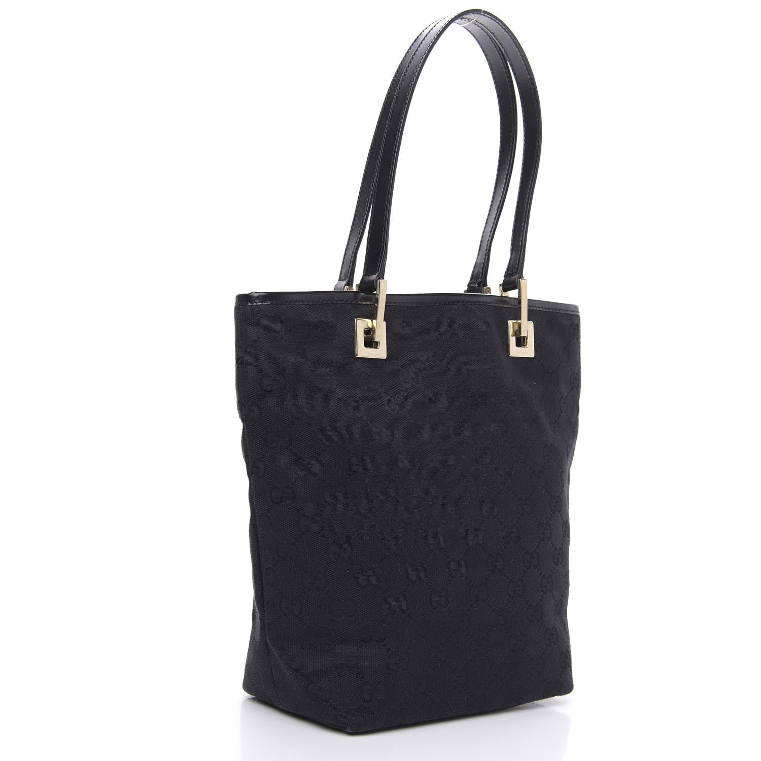 Gucci Monogram Shoulder Bag Black 3 of 10