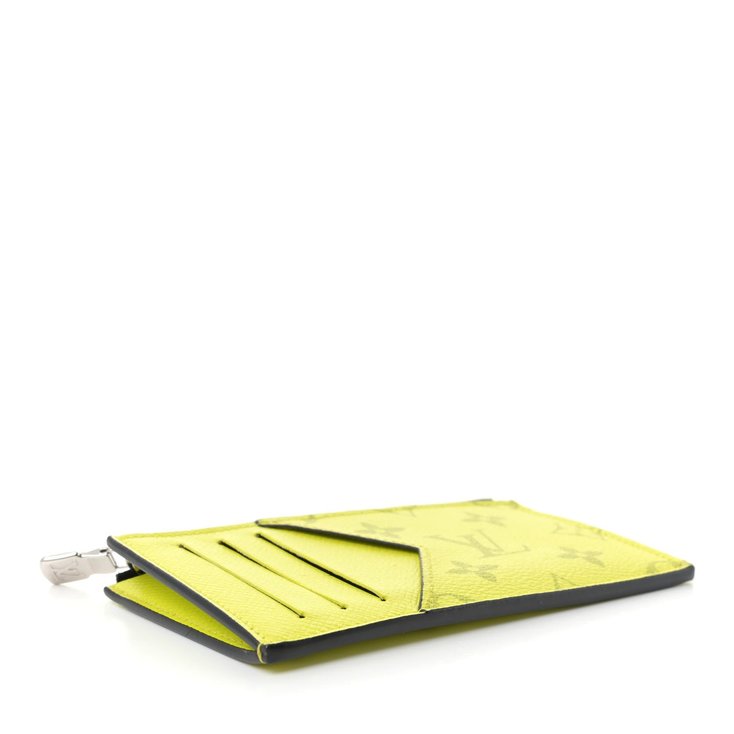 Louis Vuitton Monogram Taiga Coin Card Holder Yellow 3 of 4