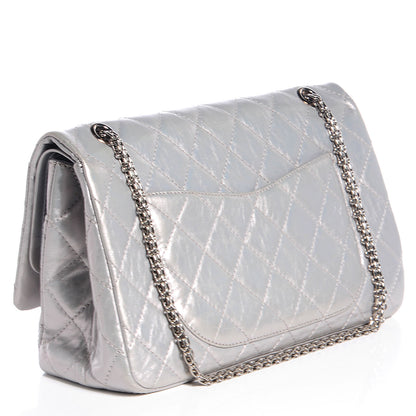Chanel Calfskin 2.55 Reissue 227 Flap Metallic Silver 3 of 7