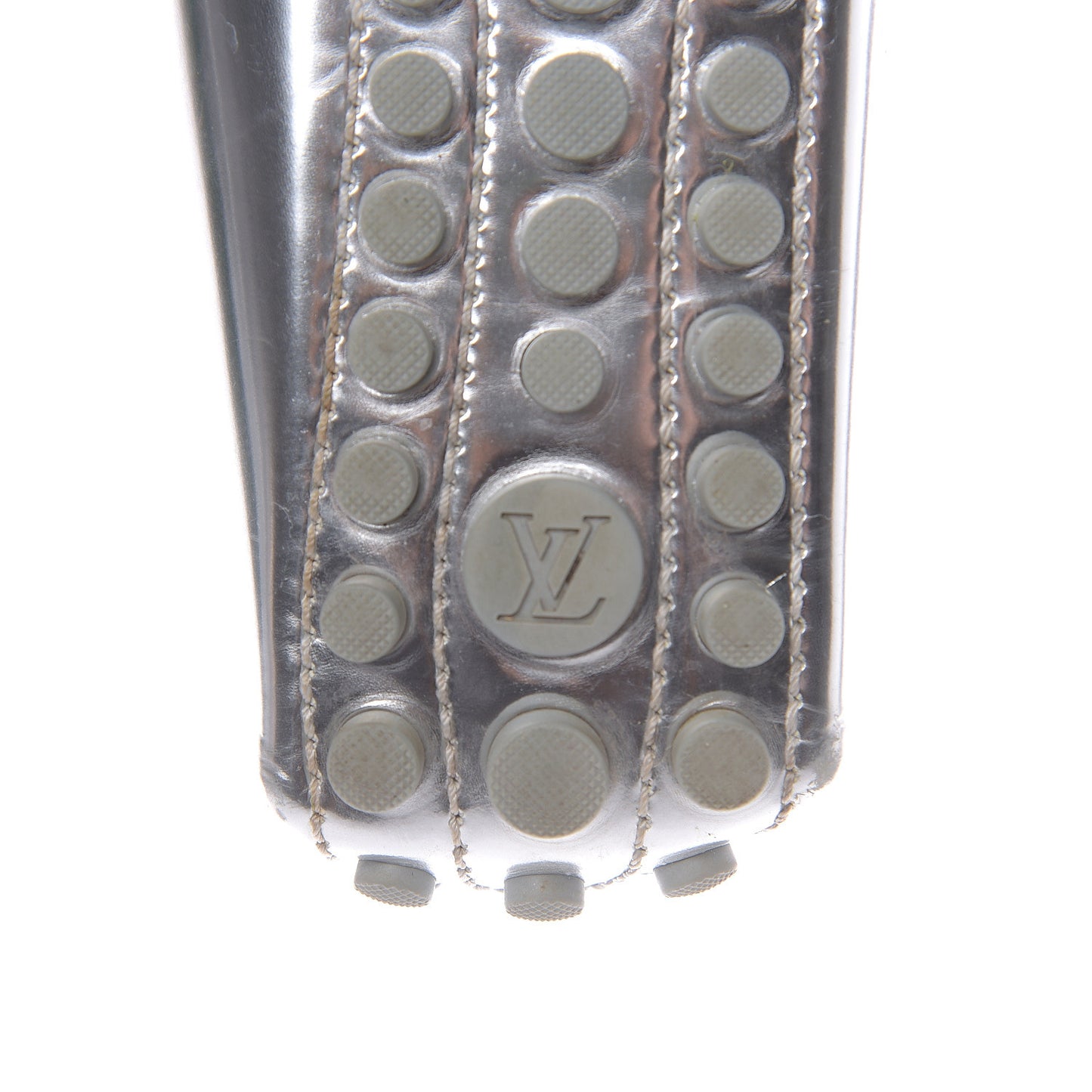 Calfskin Monogram Gloria Loafers 39 Silver