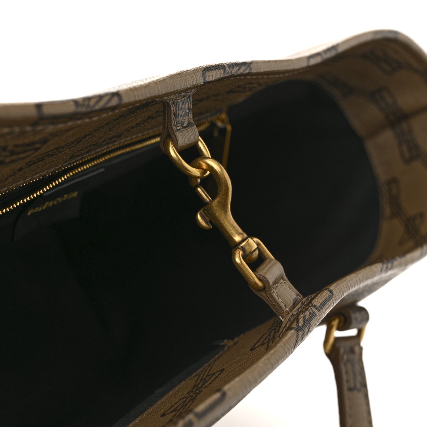 Balenciaga Coated Canvas BB Monogram Medium Signature East West Shopper Bag Beige Brown 12 of 13
