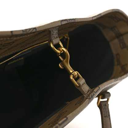 Balenciaga Coated Canvas BB Monogram Medium Signature East West Shopper Bag Beige Brown 12 of 13