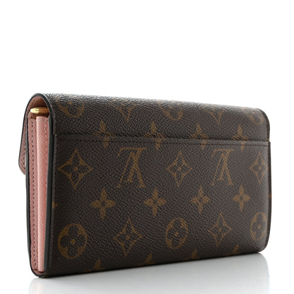 Louis Vuitton Monogram Sarah Wallet NM Rose Ballerine 3 of 6