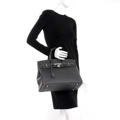 Hermes Epsom Horseshoe Birkin 35 Etain Lilac 2 of 27