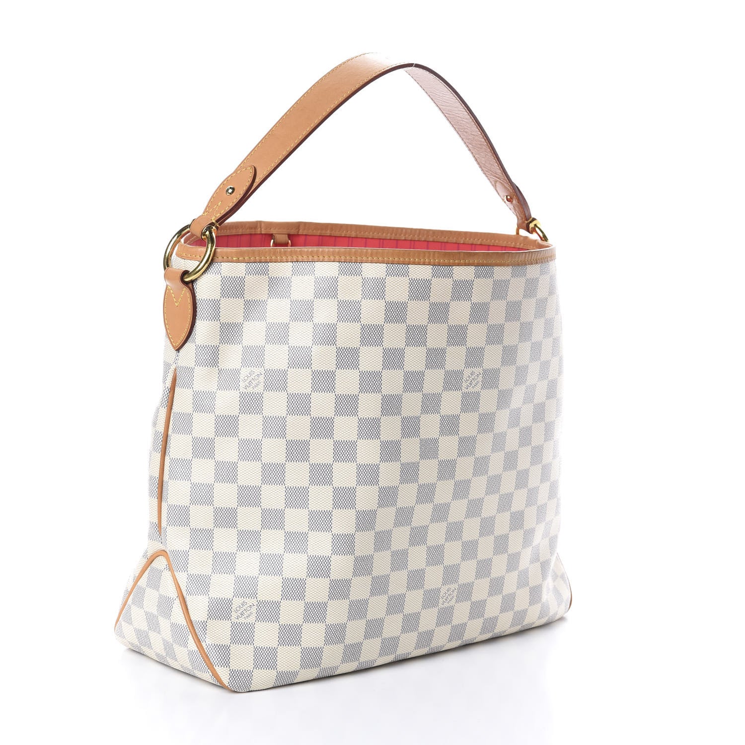 Louis Vuitton Damier Azur Delightful MM Pink 3 of 9