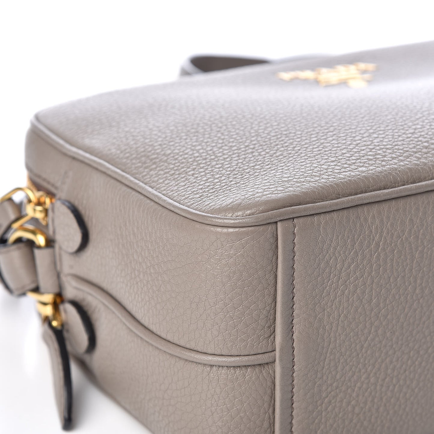 Vitello Phenix Camera Bag Argilla