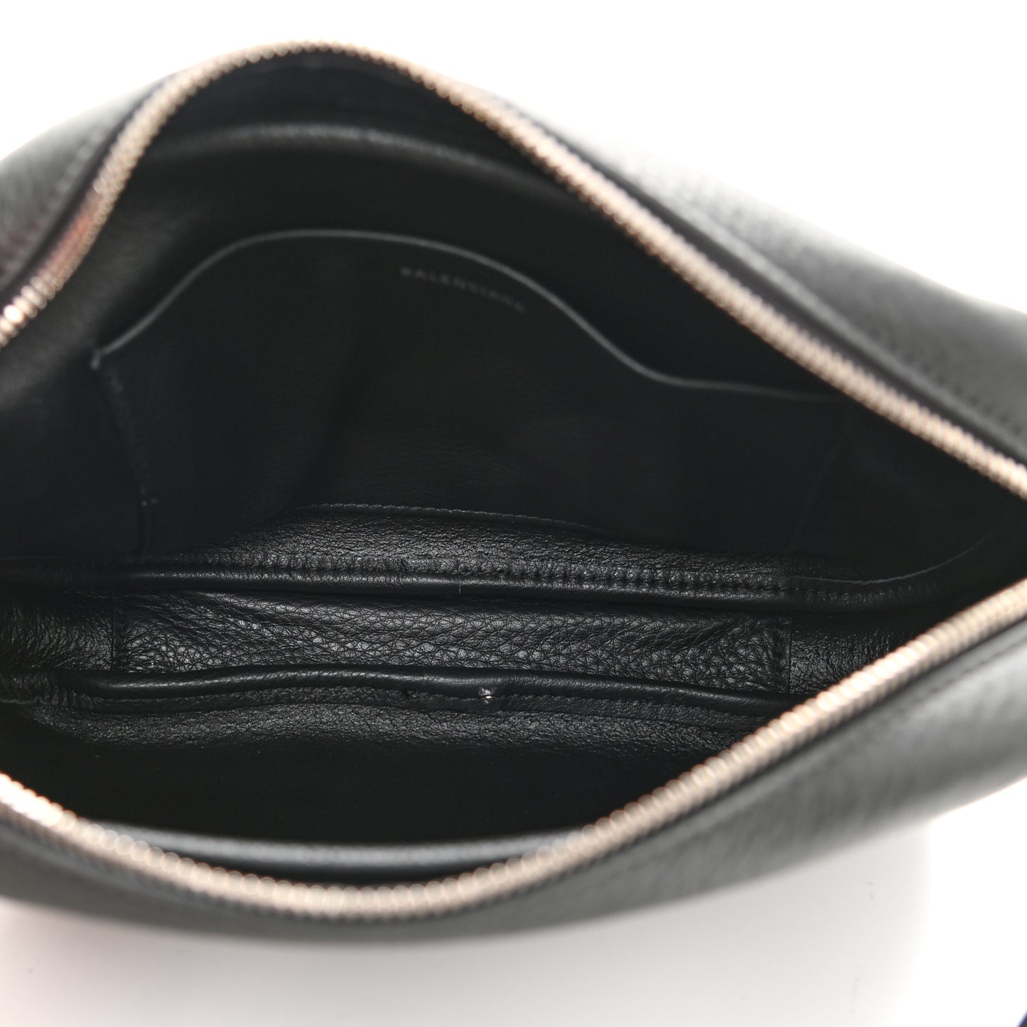 Smooth Calfskin Logo S Everyday Camera Bag Gris Fossile White