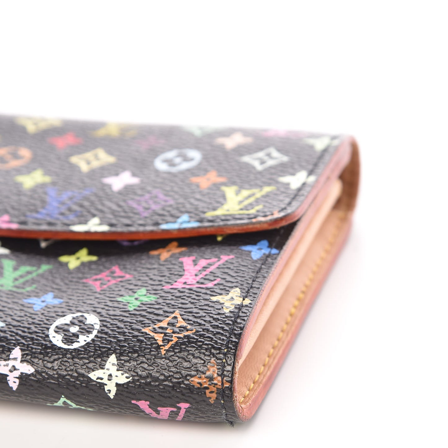 Monogram Multicolor Sarah Wallet Black