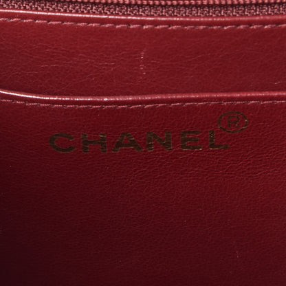 Chanel Lambskin Quilted XL Jumbo Single Flap Black 9 of 10