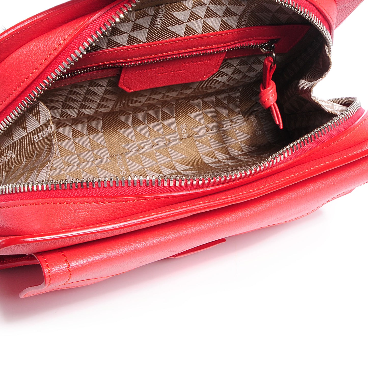 Leather PS13 Clutch Poppy