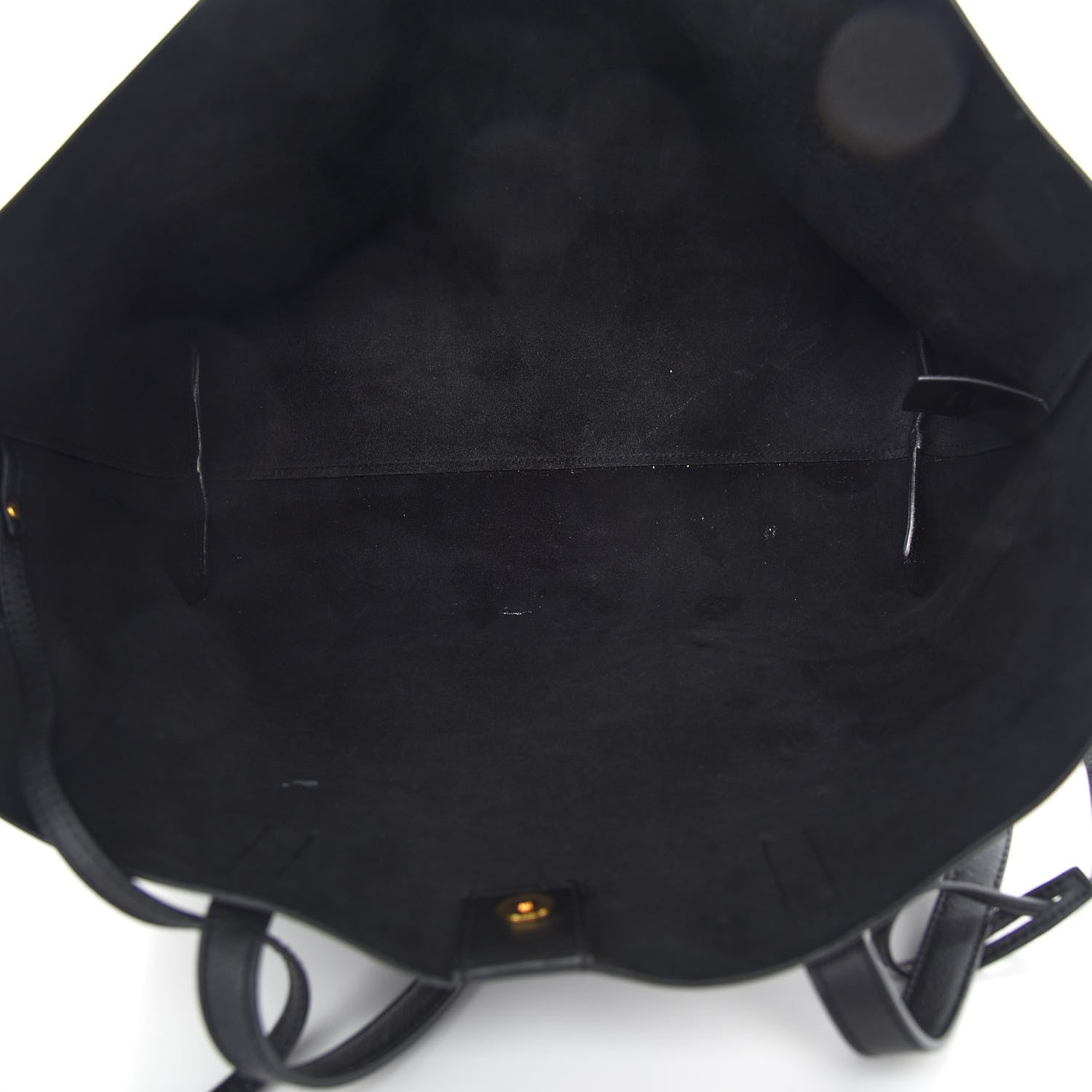Saint Laurent Calfskin Large Shopping Tote Black 6 of 11