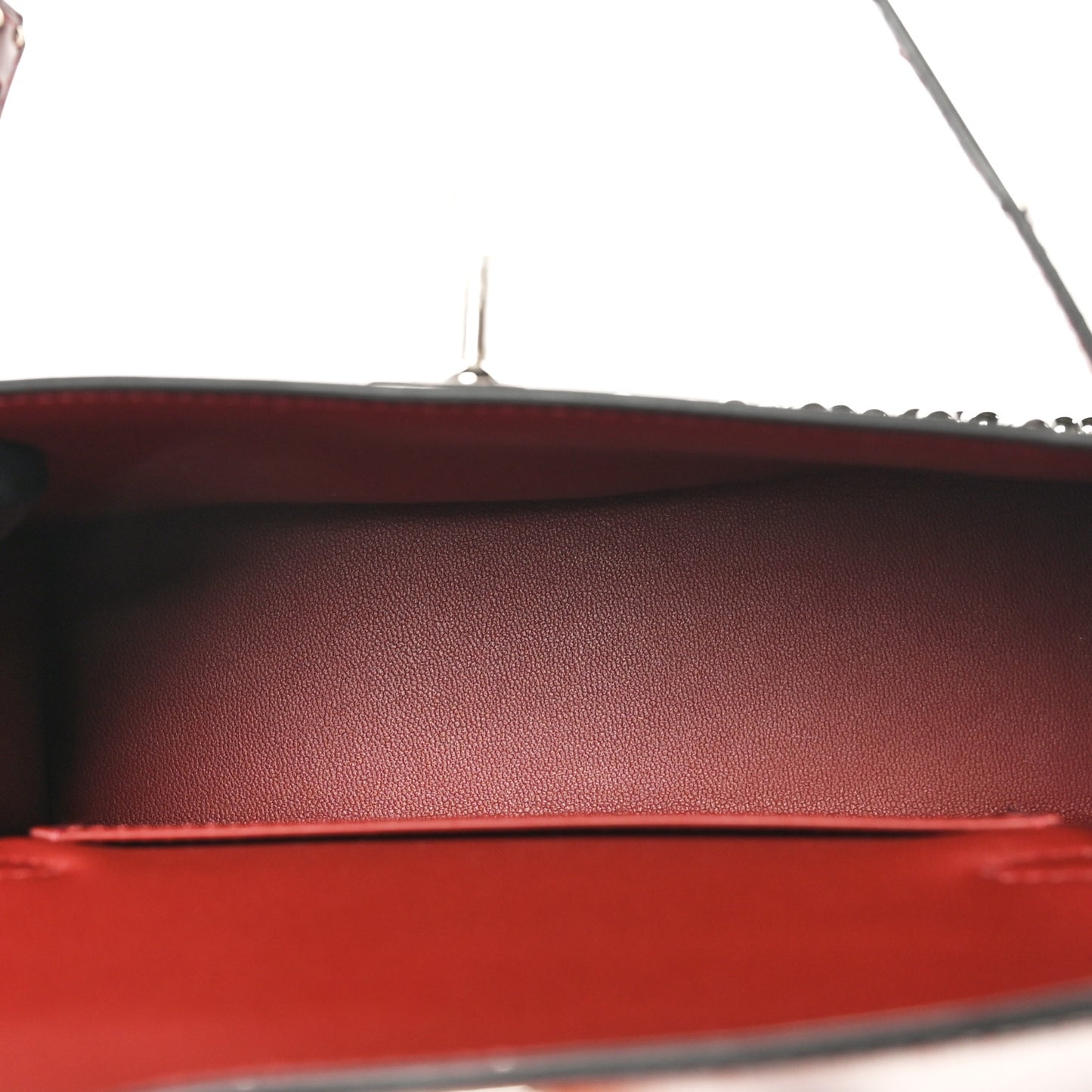 Box Studded Clouté Mini Kelly Sellier 20 Rouge H