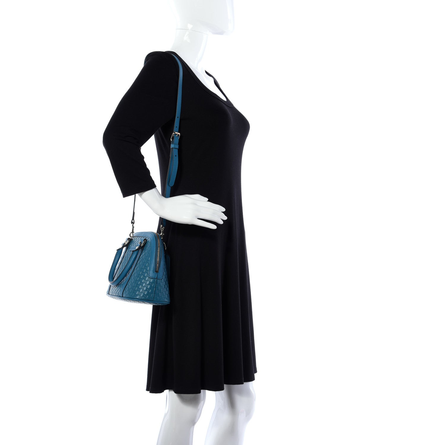 Gucci Microguccissima Mini Dome Bag Deep Cobalt 2 of 16