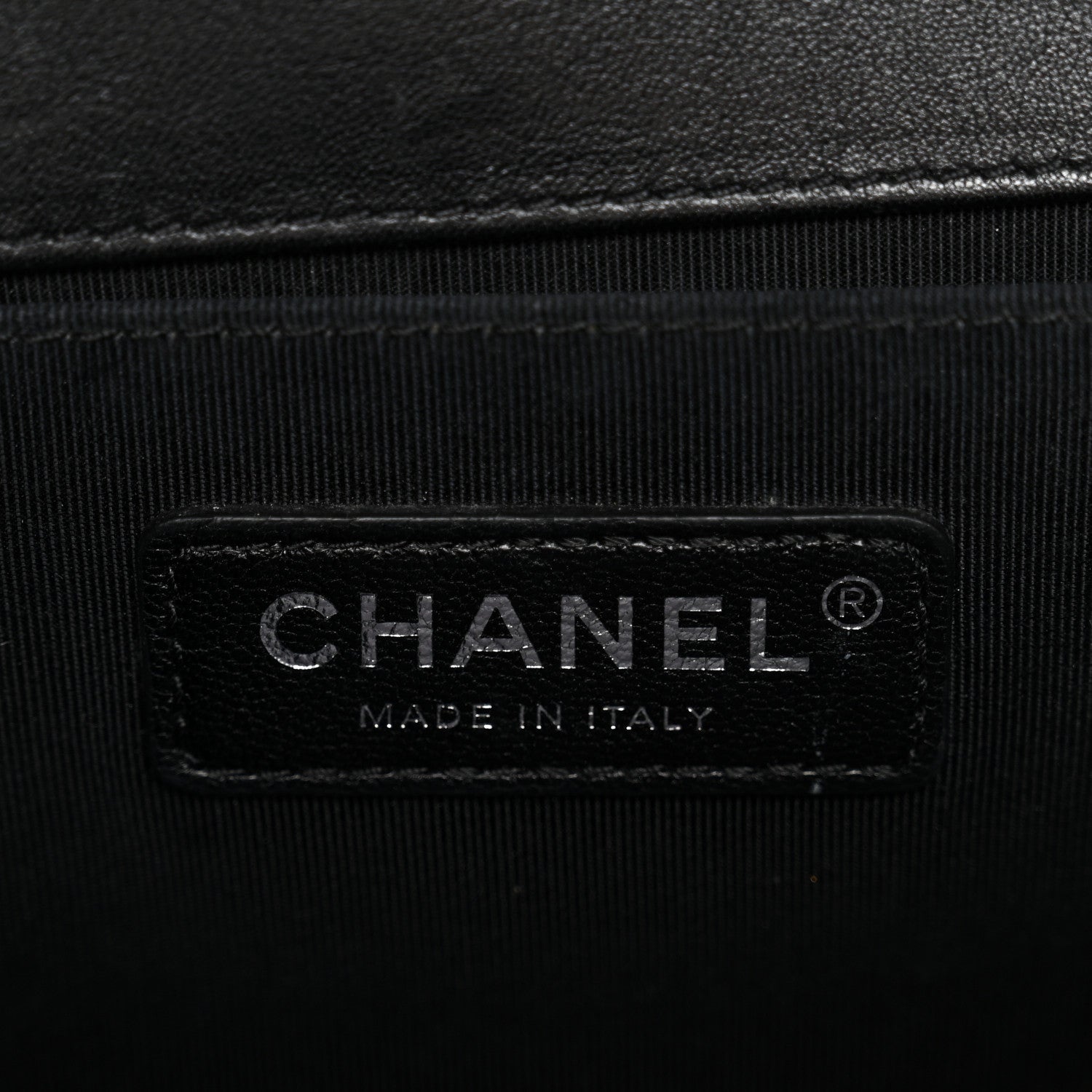 Chanel Calfskin Pleated Medium Boy In Rome Flap Black White 6 of 11