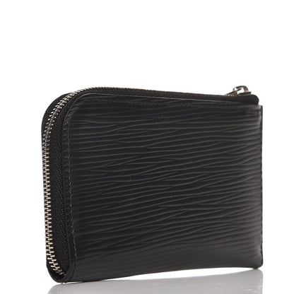 Louis Vuitton Epi Coin Purse Black 3 of 6